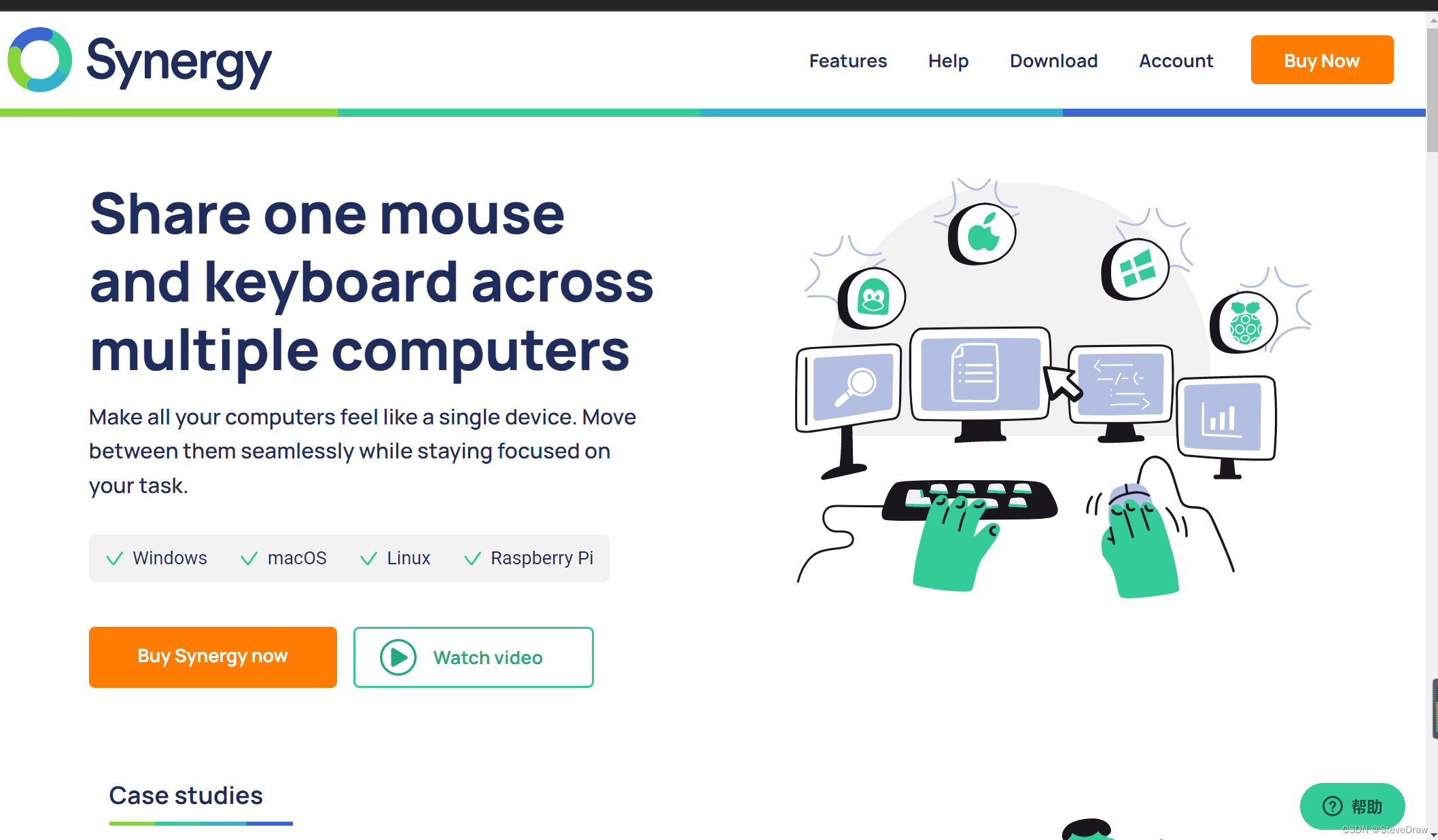 synergy客户端鼠标乱飞synergy永久授权激活码最新